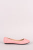 Suede Round Toe Ballet Flat