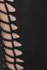 Side Braided Cutout High Waisted Leggings